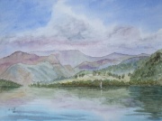 Ullswater in watercolour